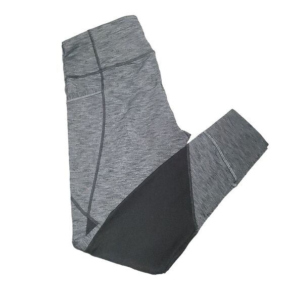 Athleta Relay Tight 2.0, Black Heather Mid Rise Ankle Crop legging SIZE Medium - Picture 6 of 11